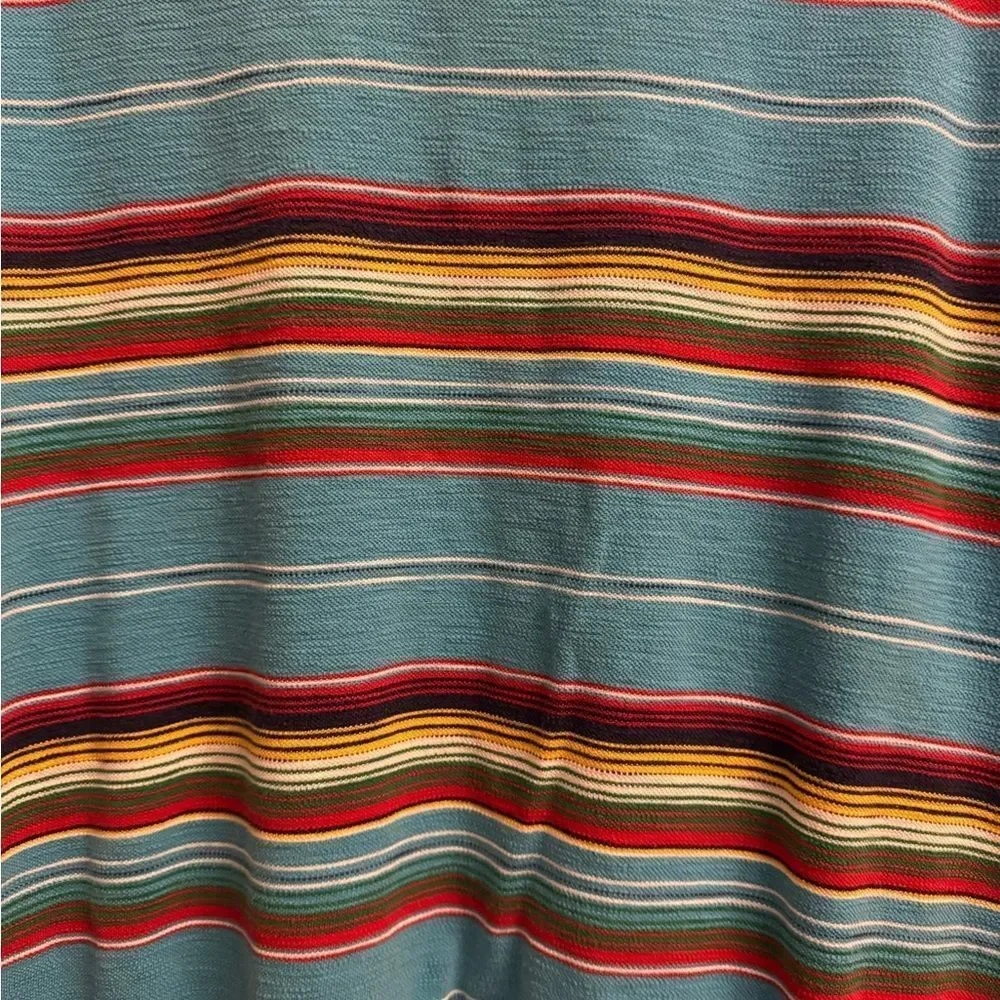 Vintage Y2K Polo Ralph Lauren Size XLarge Cotton Western Striped Collared Shirt